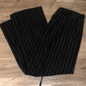 Wild Fable Black Striped Pants